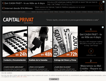 Tablet Screenshot of capitalprivat.com